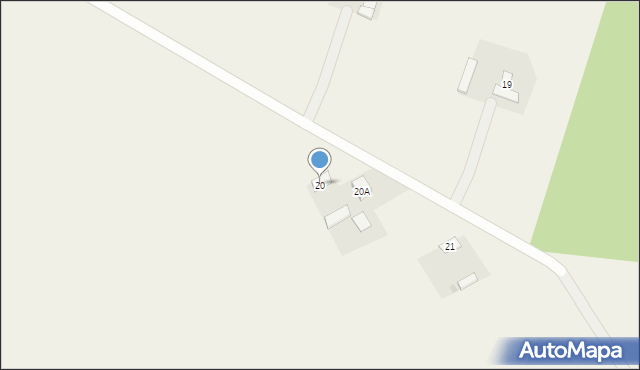 Zdunowo, Zdunowo, 20, mapa Zdunowo