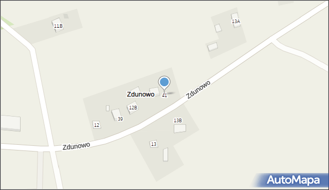 Zdunowo, Zdunowo, 41, mapa Zdunowo