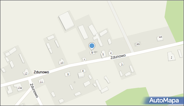 Zdunowo, Zdunowo, 6, mapa Zdunowo