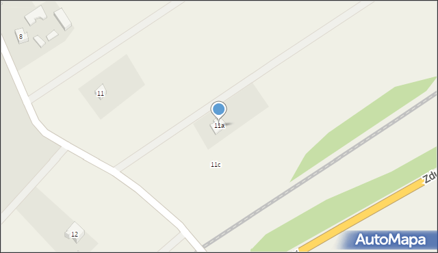 Zduny, Zduny, 11a, mapa Zduny