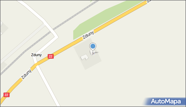 Zduny, Zduny, 14, mapa Zduny