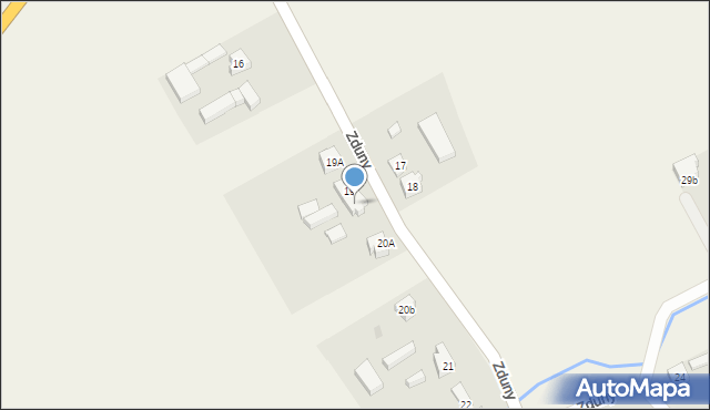 Zduny, Zduny, 20, mapa Zduny