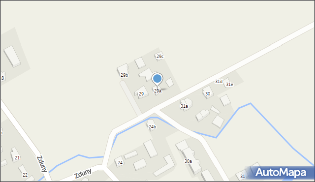 Zduny, Zduny, 29a, mapa Zduny