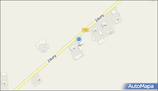 Zduny, Zduny, 16a, mapa Zduny