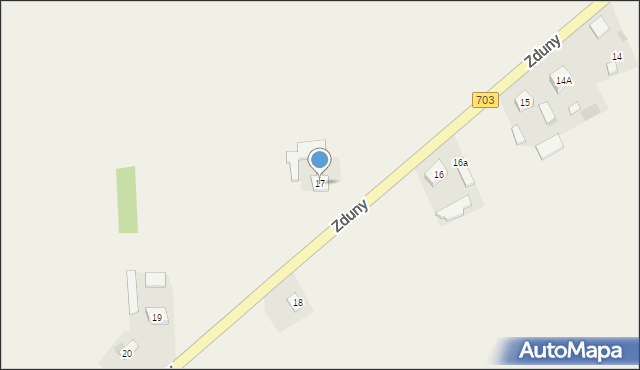 Zduny, Zduny, 17, mapa Zduny