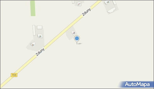 Zduny, Zduny, 18b, mapa Zduny