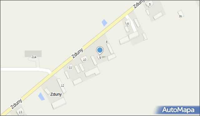 Zduny, Zduny, 9, mapa Zduny