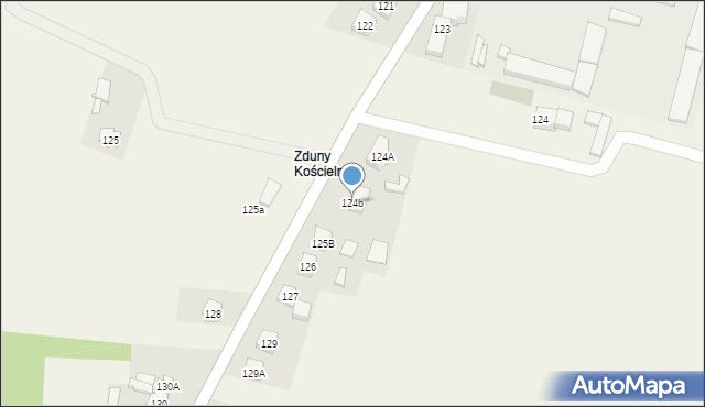 Zduny, Zduny, 124b, mapa Zduny