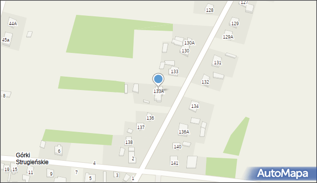 Zduny, Zduny, 133A, mapa Zduny