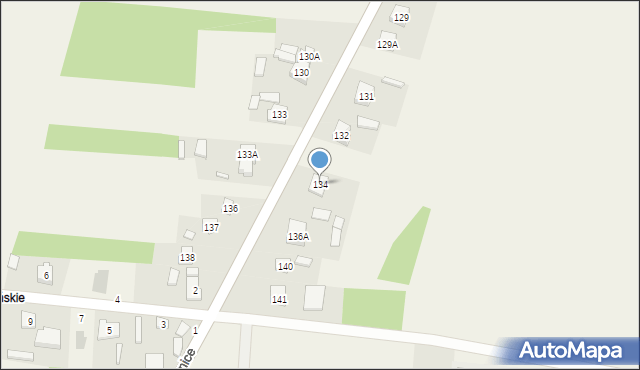 Zduny, Zduny, 134, mapa Zduny