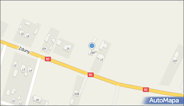 Zduny, Zduny, 15A, mapa Zduny