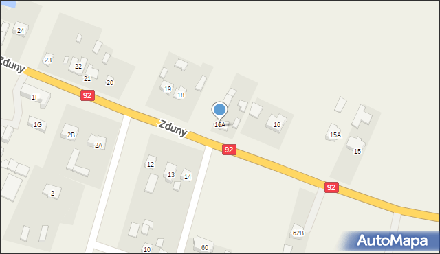 Zduny, Zduny, 17, mapa Zduny