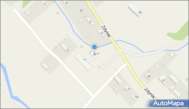 Zdynia, Zdynia, 26, mapa Zdynia