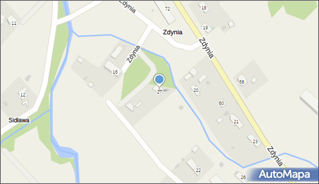 Zdynia, Zdynia, 27, mapa Zdynia