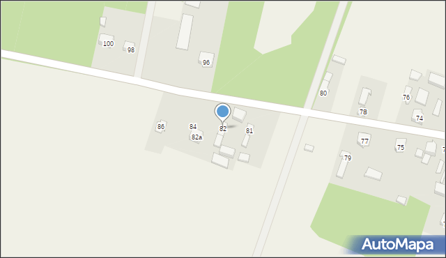 Zdyszewice, Zdyszewice, 82, mapa Zdyszewice