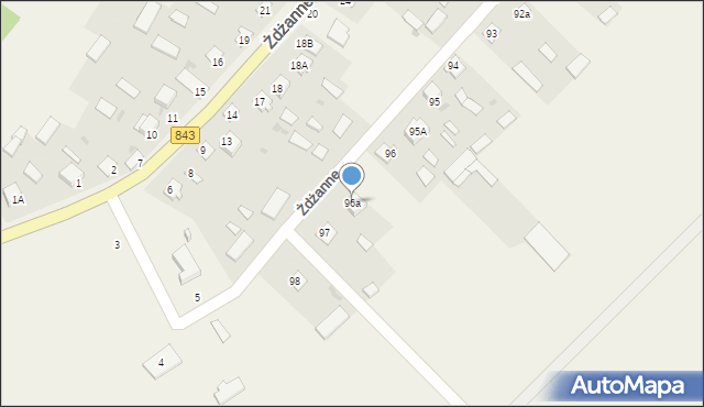 Żdżanne, Żdżanne, 96a, mapa Żdżanne