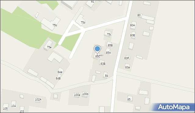 Żdżary, Żdżary, 83C, mapa Żdżary