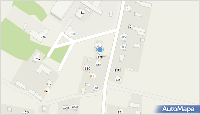 Żdżary, Żdżary, 85B, mapa Żdżary