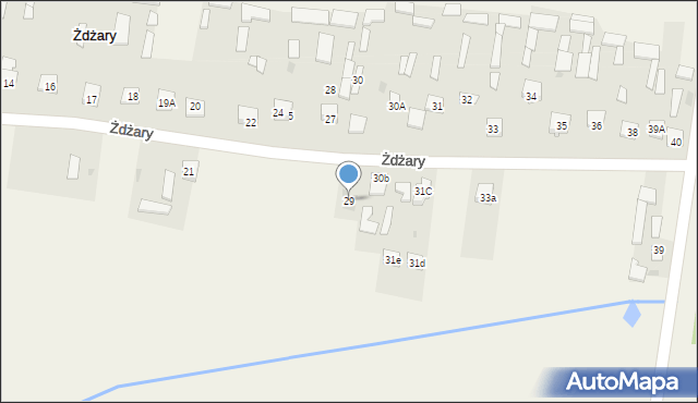 Żdżary, Żdżary, 29, mapa Żdżary
