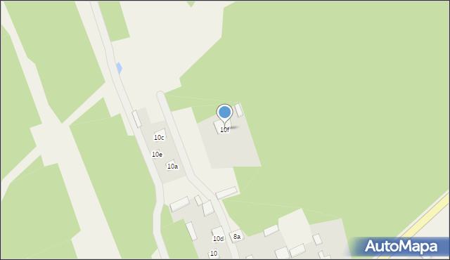 Zdziary, Zdziary, 10f, mapa Zdziary