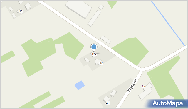 Zdziary, Zdziary, 92a, mapa Zdziary