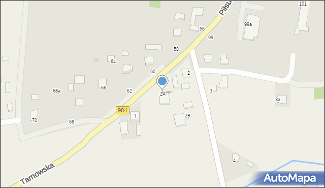 Zdziarzec, Zdziarzec, 2A, mapa Zdziarzec