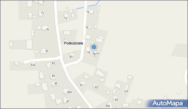 Zdziarzec, Zdziarzec, 79, mapa Zdziarzec