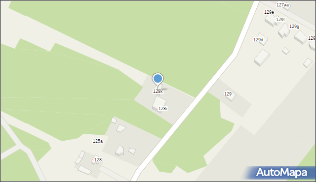 Zdziechów, Zdziechów, 128k, mapa Zdziechów