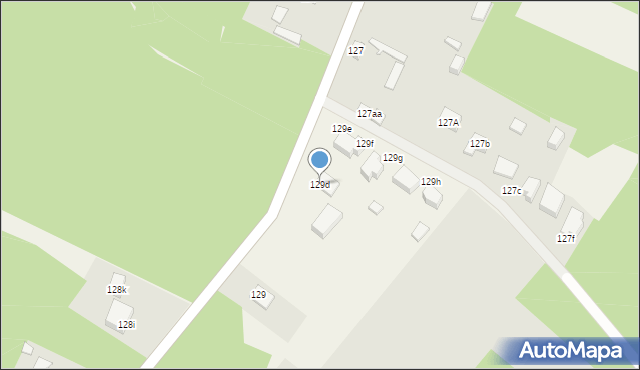 Zdziechów, Zdziechów, 129d, mapa Zdziechów