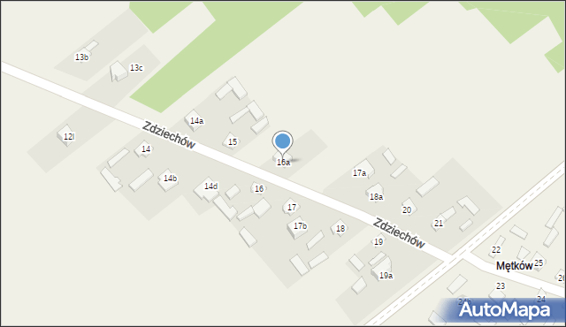 Zdziechów, Zdziechów, 16a, mapa Zdziechów