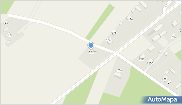 Zdziechów, Zdziechów, 22d, mapa Zdziechów