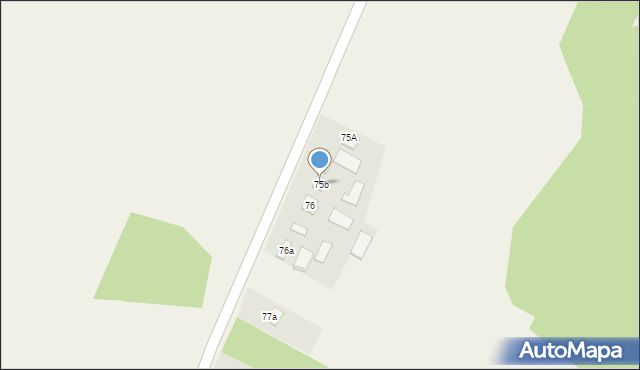 Zdziechów, Zdziechów, 75b, mapa Zdziechów