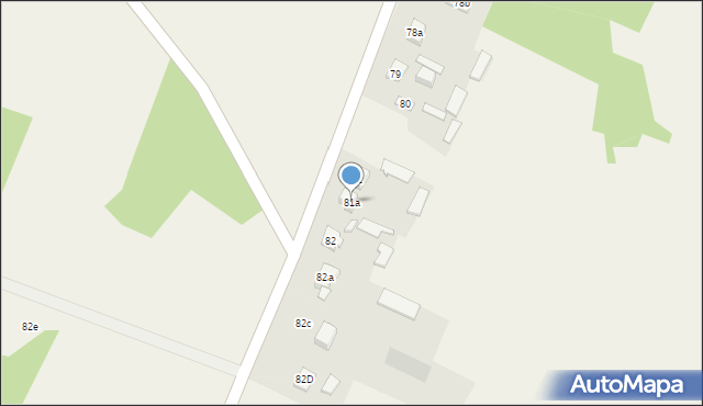 Zdziechów, Zdziechów, 81a, mapa Zdziechów
