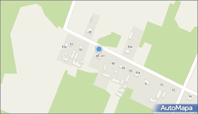 Zdziechów, Zdziechów, 87, mapa Zdziechów