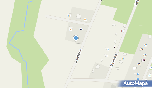 Zdziechów, Zdziechów, 5k, mapa Zdziechów