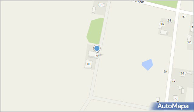 Zdziechów, Zdziechów, 79, mapa Zdziechów