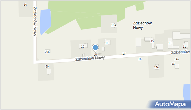 Zdziechów Nowy, Zdziechów Nowy, 19, mapa Zdziechów Nowy