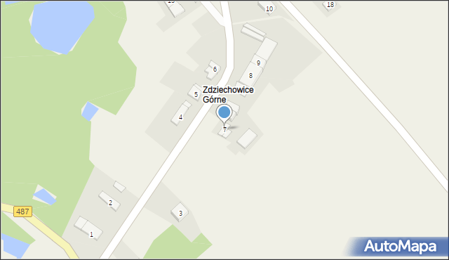 Zdziechowice, Zdziechowice, 7, mapa Zdziechowice