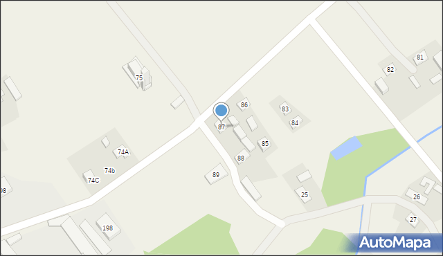 Zdziechowice, Zdziechowice, 87, mapa Zdziechowice