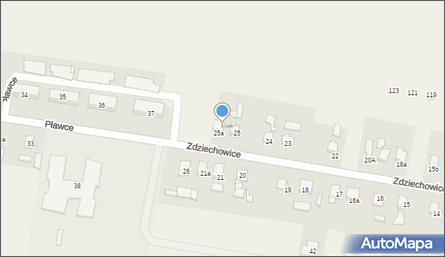 Zdziechowice, Zdziechowice, 27, mapa Zdziechowice