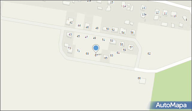 Zdziechowice, Zdziechowice, 67, mapa Zdziechowice