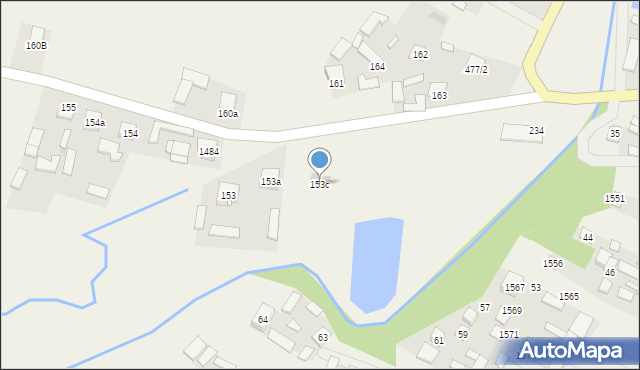 Zdziechowice Drugie, Zdziechowice Drugie, 153c, mapa Zdziechowice Drugie