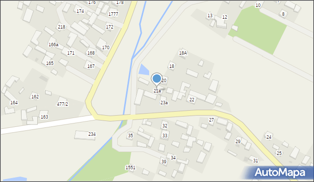 Zdziechowice Drugie, Zdziechowice Drugie, 21a, mapa Zdziechowice Drugie