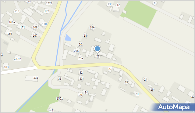 Zdziechowice Drugie, Zdziechowice Drugie, 22, mapa Zdziechowice Drugie