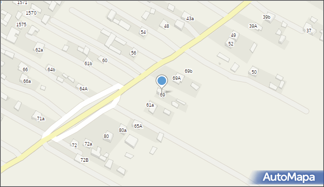 Zdziechowice Drugie, Zdziechowice Drugie, 69, mapa Zdziechowice Drugie