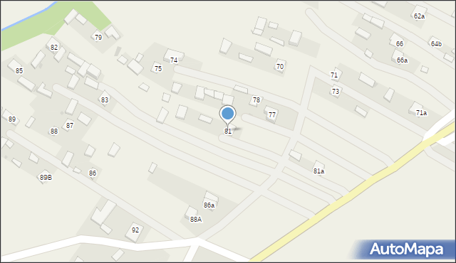 Zdziechowice Drugie, Zdziechowice Drugie, 81, mapa Zdziechowice Drugie