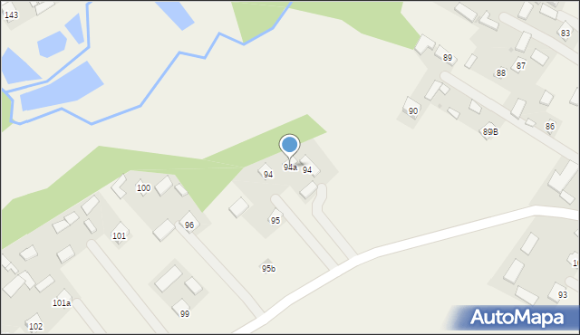 Zdziechowice Drugie, Zdziechowice Drugie, 94a, mapa Zdziechowice Drugie