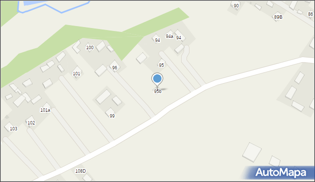 Zdziechowice Drugie, Zdziechowice Drugie, 95b, mapa Zdziechowice Drugie