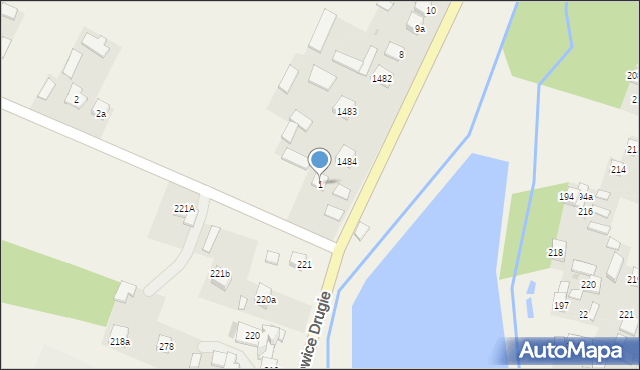 Zdziechowice Pierwsze, Zdziechowice Pierwsze, 1, mapa Zdziechowice Pierwsze