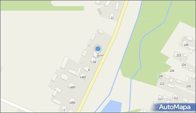 Zdziechowice Pierwsze, Zdziechowice Pierwsze, 10, mapa Zdziechowice Pierwsze
